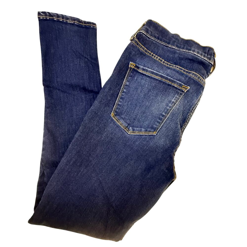 Gap 1969 True Skinny Jeans Dark Wash Sz 10 Regular